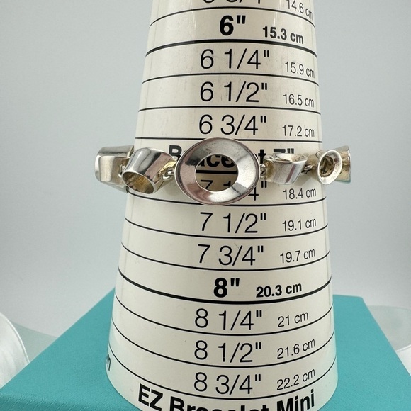 RARE Tiffany & Co. Frank Gehry Morph Chain Bracelet Sterling Silver - Picture 3 of 7